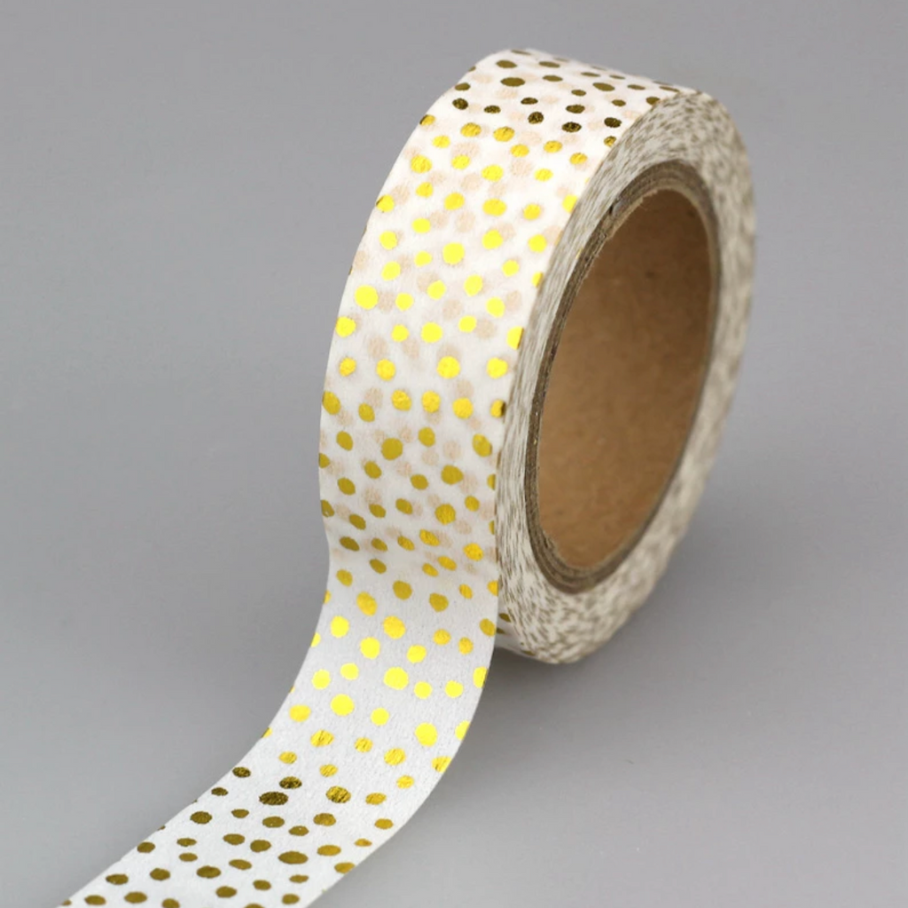 Little Gold Dot Washi Tape