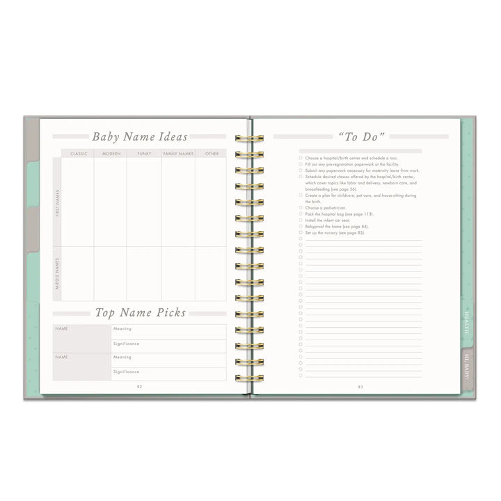 Countdown to Baby Undated Pregnancy Planner