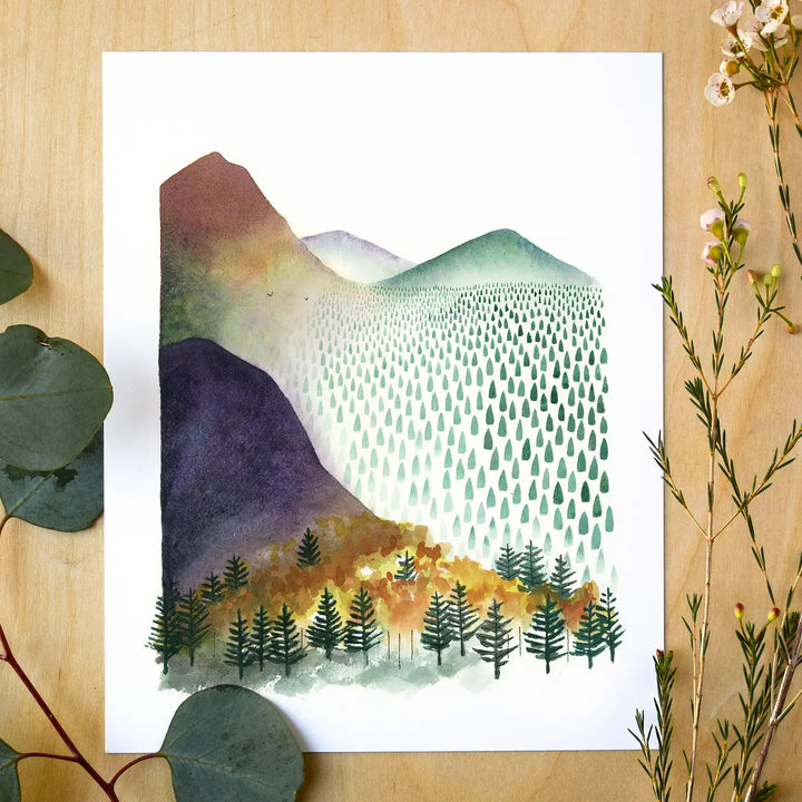 Mountain Morning Art Print