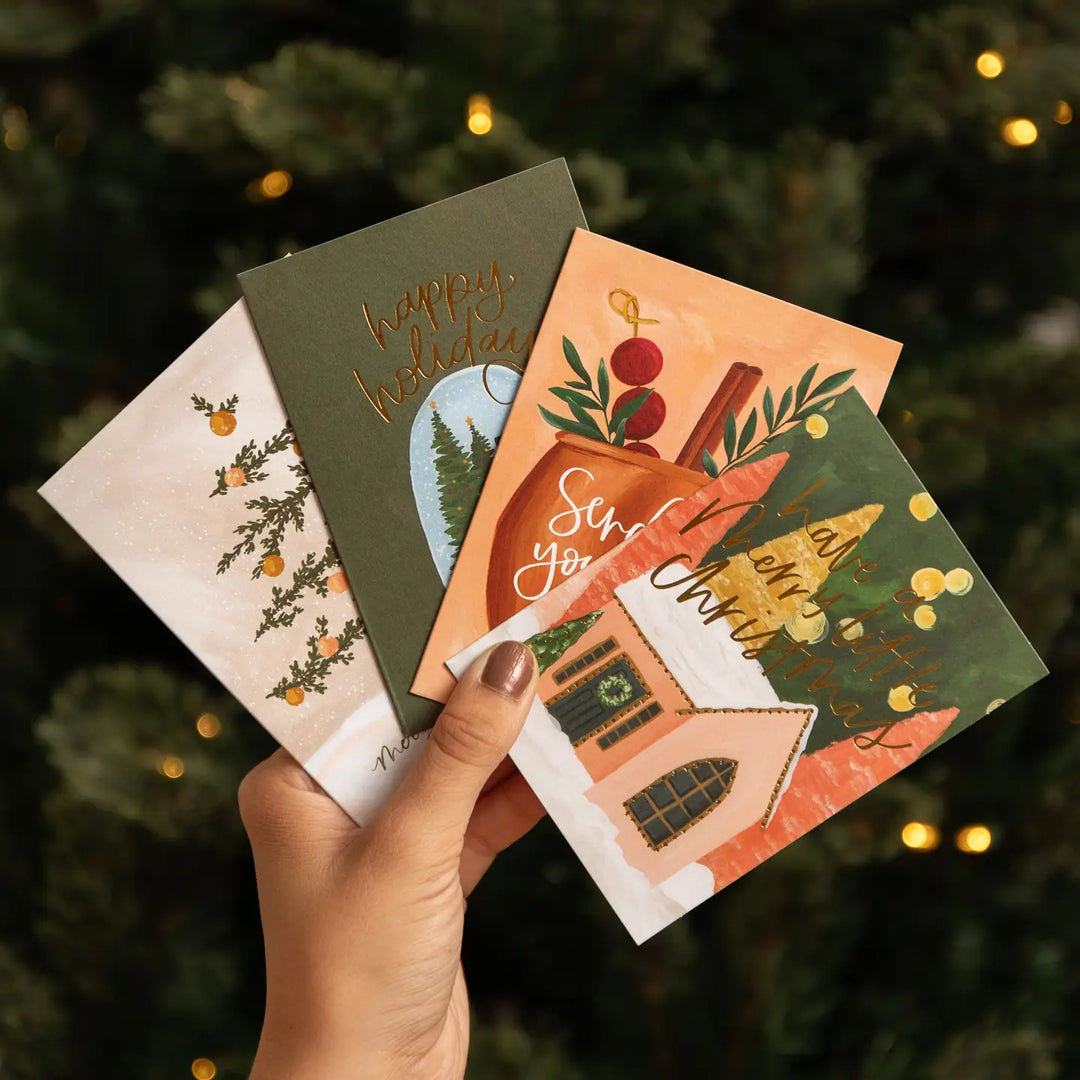 Christmas Cottage Greeting Card Boxed Set (Set of 20)