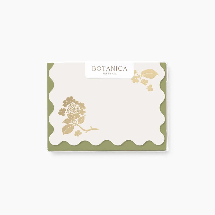 Gold Viburnum Mini Boxed Cards (Set of 8)