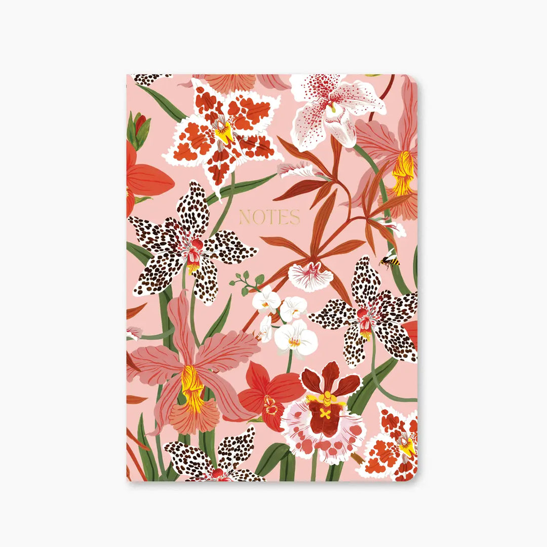 Orchids Soft-Cover Notebook