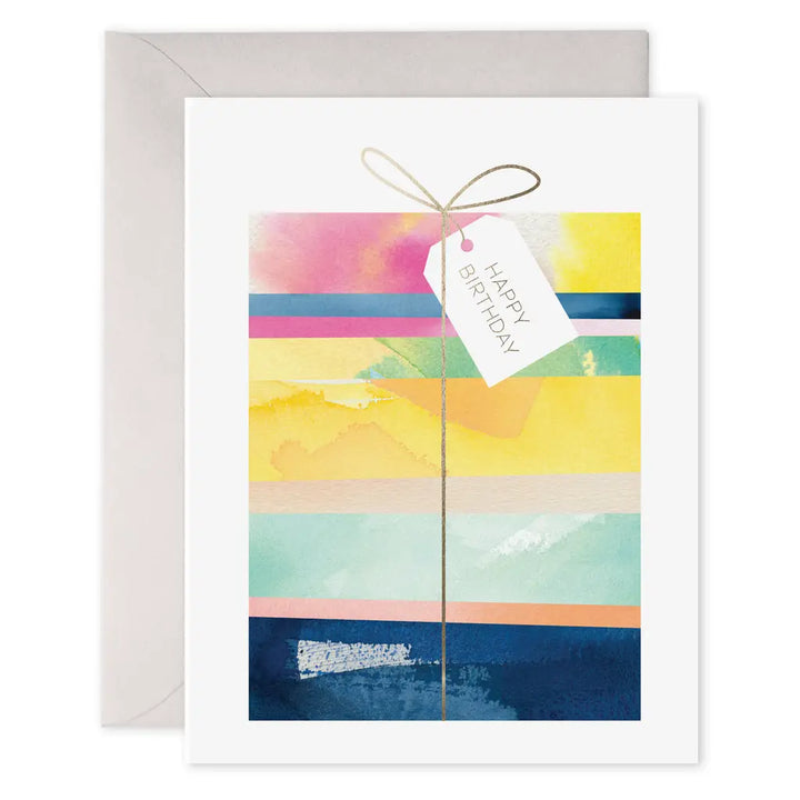 Giftwrapped Birthday Card