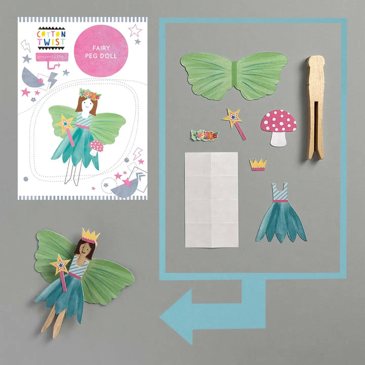 Make Your Own Fairy Peg Doll Kit