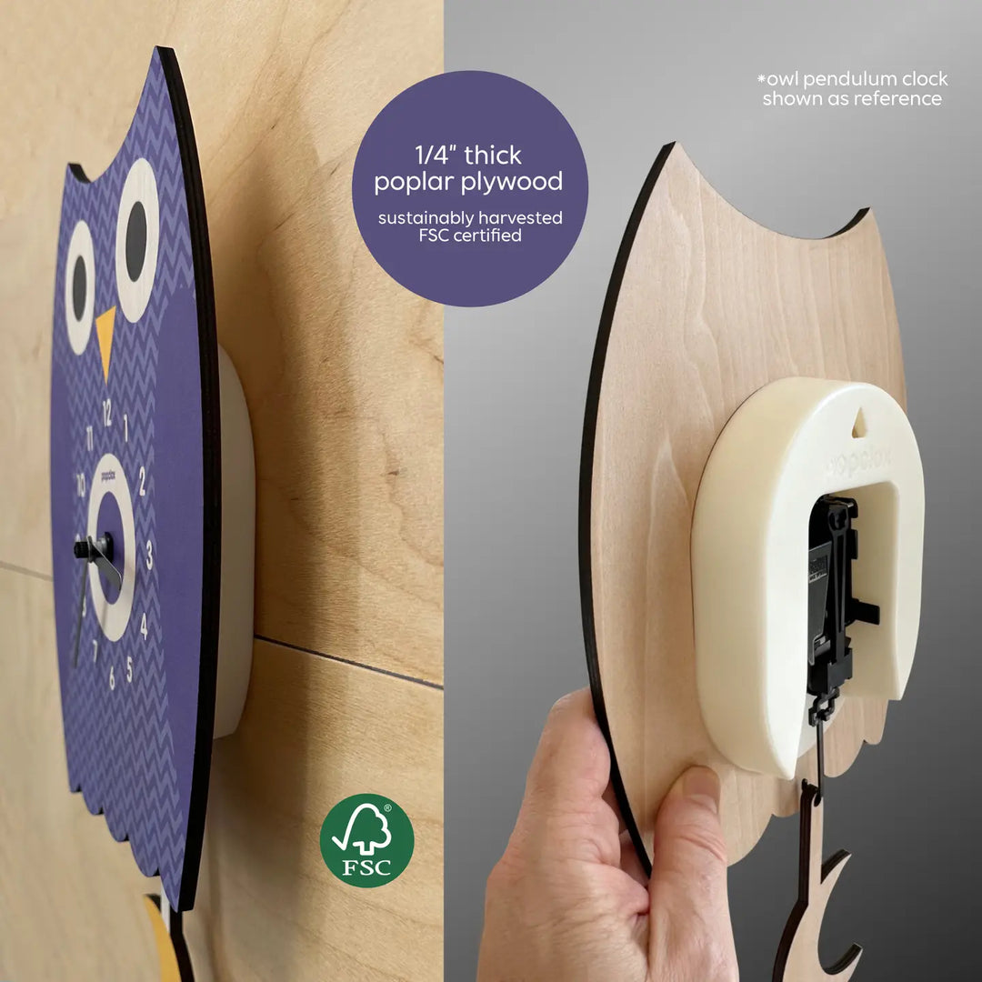 Train Pendulum Clock