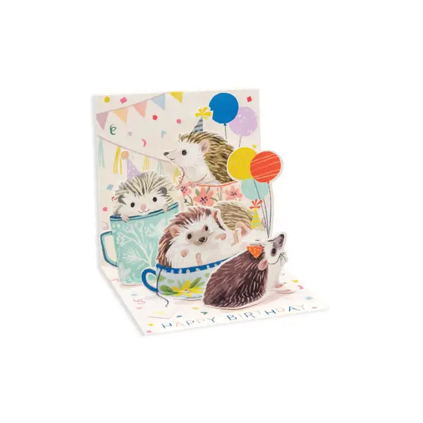 Hedgehog Trinkets Pop-up Card