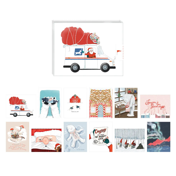 North Pole Assorted Boxed Cards (Set of 12)