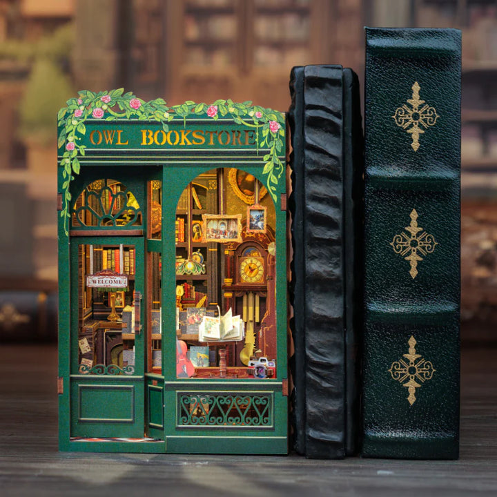 DIY Book Nook Kit: Owl Bookstore