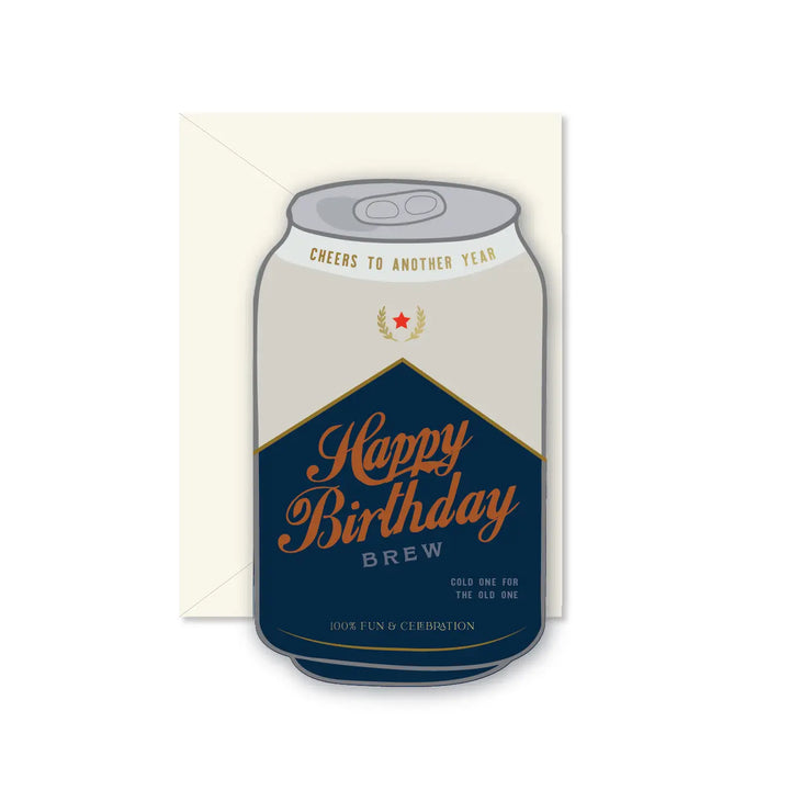 Birthday Brew Die-Cut Card