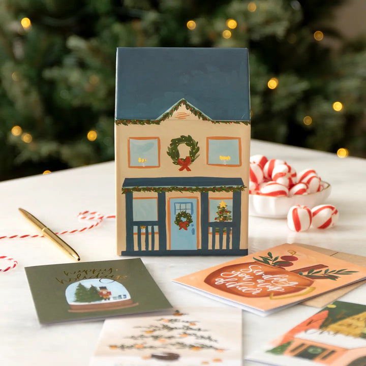 Christmas Cottage Greeting Card Boxed Set (Set of 20)