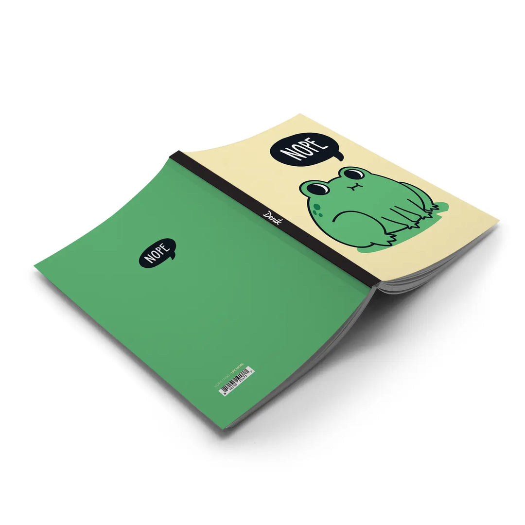 Nope Frog Classic Layflat Journal Notebook