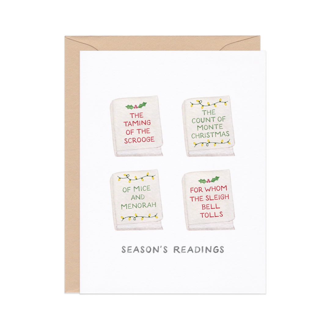 Festive Books Holiday Card Variety  (Set of 8)