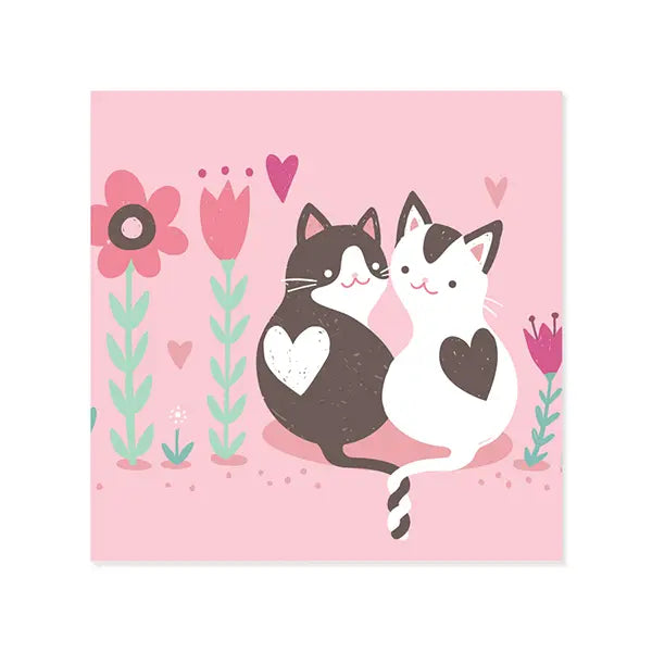 Kitty Love Treasures Pop-up Card