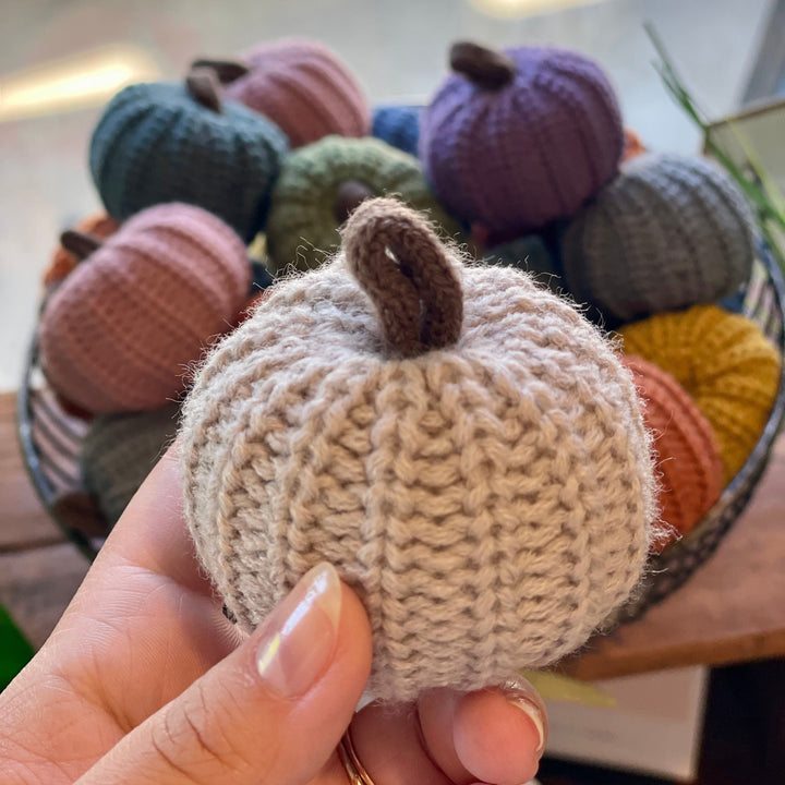 Knit Pumpkins (multiple colors)