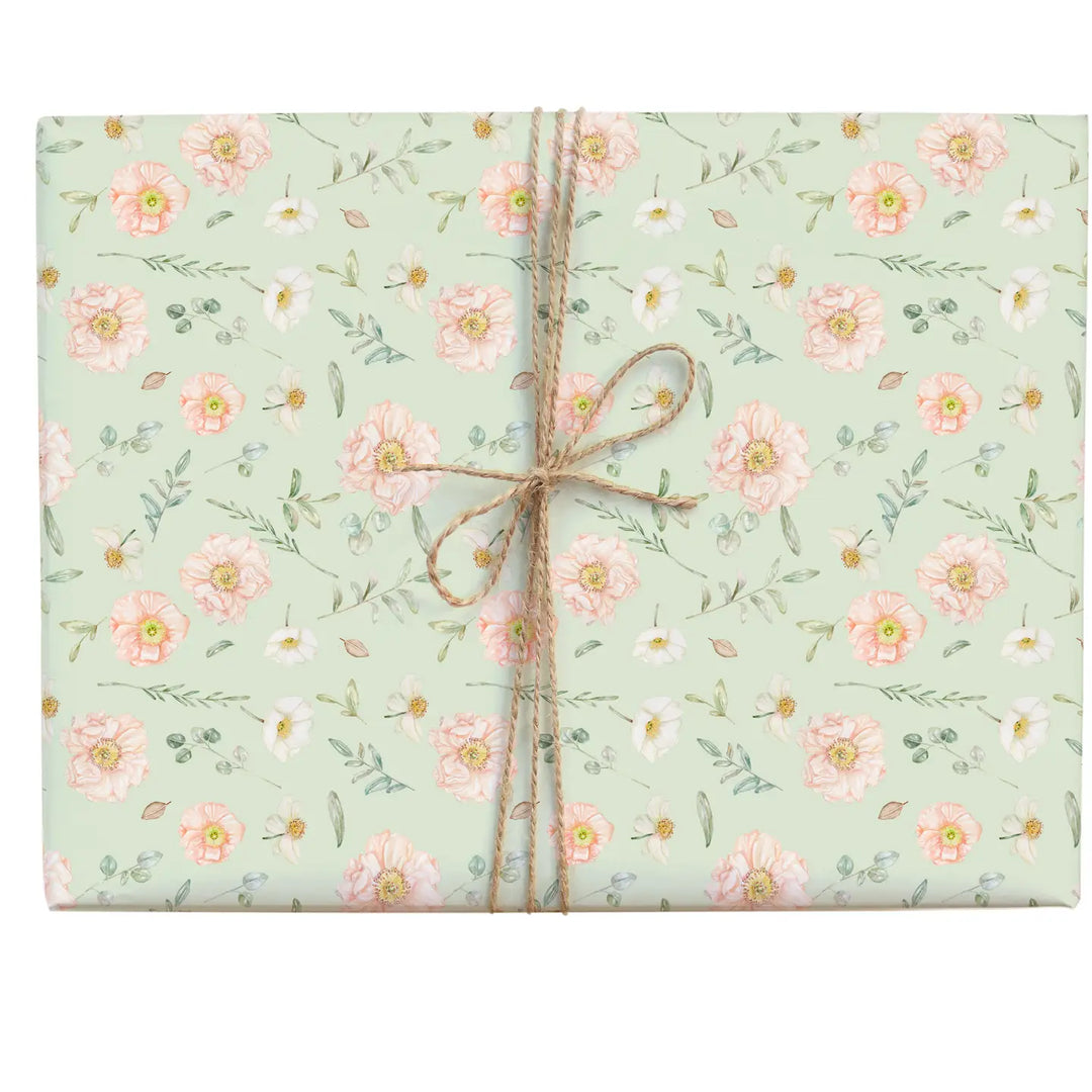 Fresh Poppies Gift Wrap (Roll)