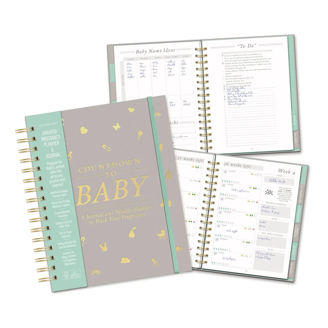 Countdown to Baby Undated Pregnancy Planner