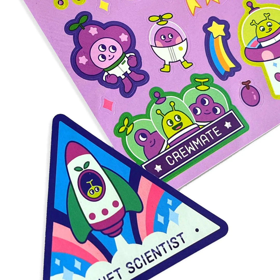 Stickiville Galaxy Grapes Scented Stickers