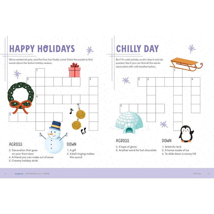 KindKids Crosswords: Let It Snow