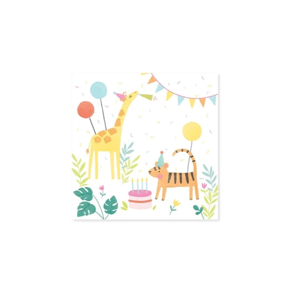 Jungle Birthday Trinkets Pop-up Card