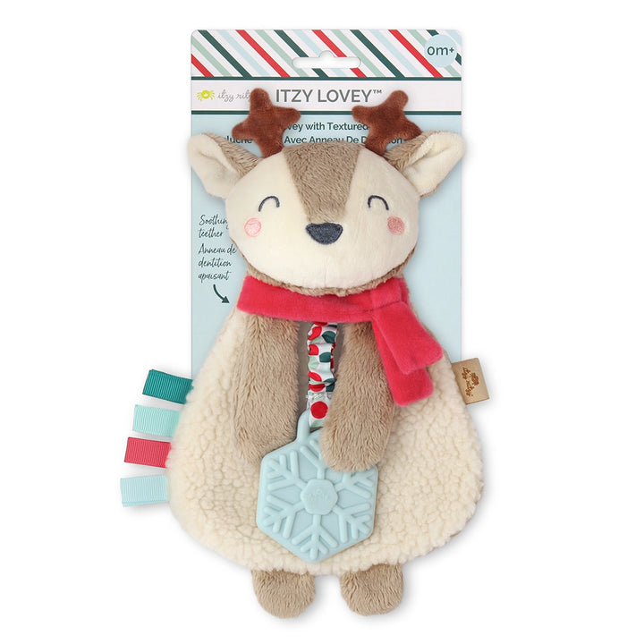 Holiday Itzy Lovey Plush and Teether Toy