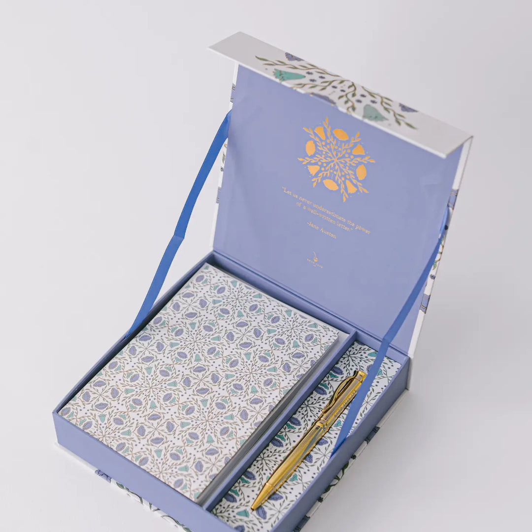 Folk Pattern Luxury Stationery Set