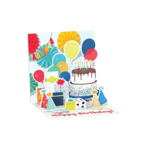 Birthday Party Trinkets Pop-up Card