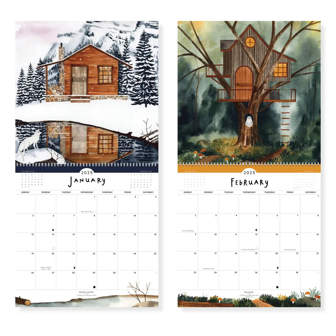 2025 Homes of Blessing Wall Calendar