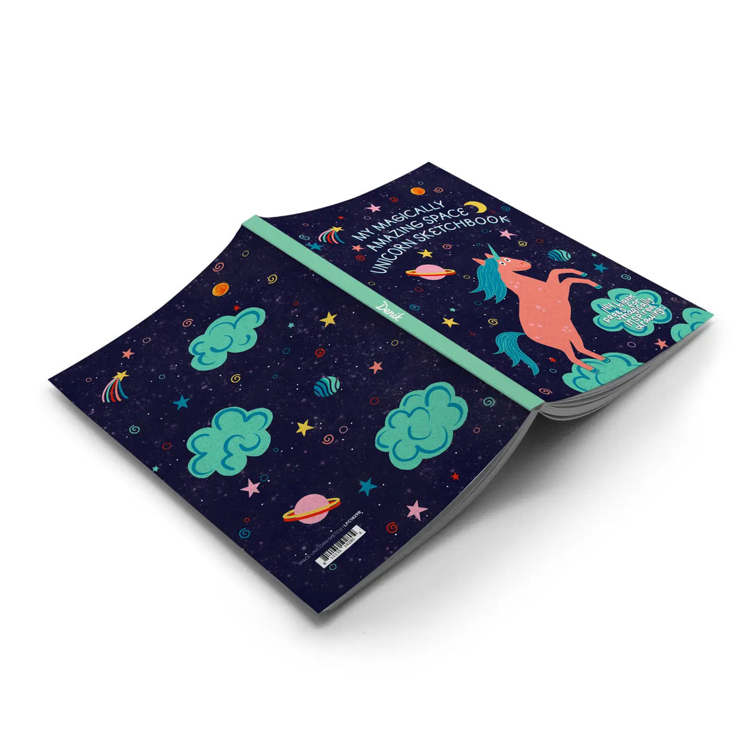 Space Unicorn Classic Layflat Journal Notebook