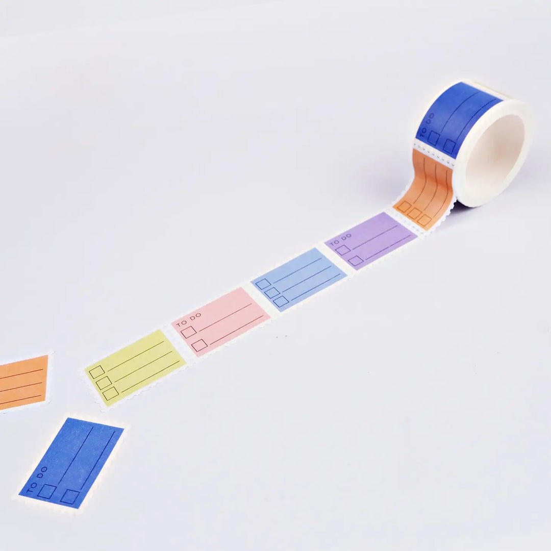 Pastel To Do Stamp Washi Tape