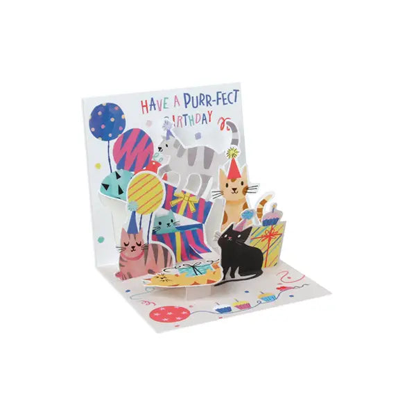 Party Cats Trinkets Pop-up Card