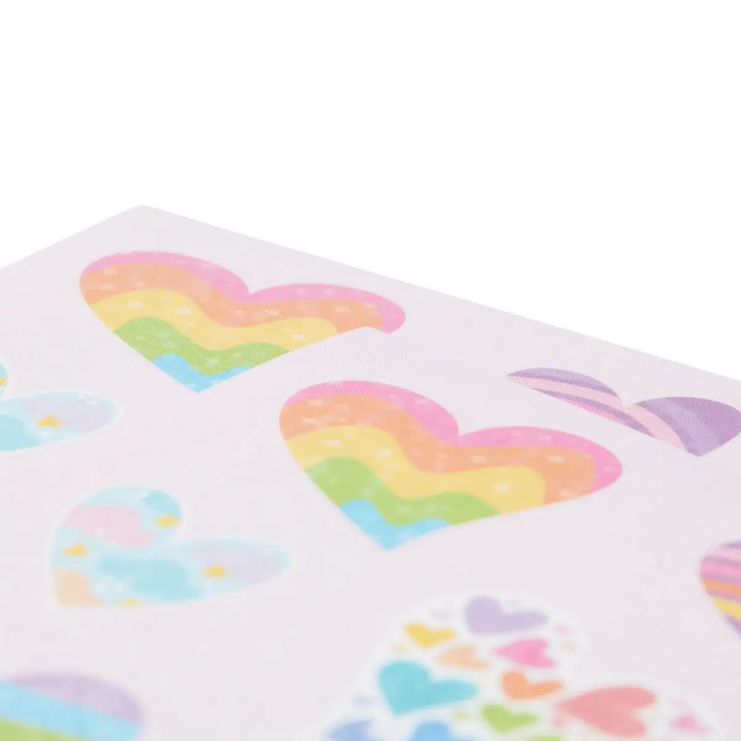 Stickiville Rainbow Heart Stickers