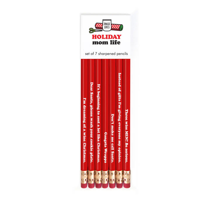 Holiday Mom Life Pencil Set