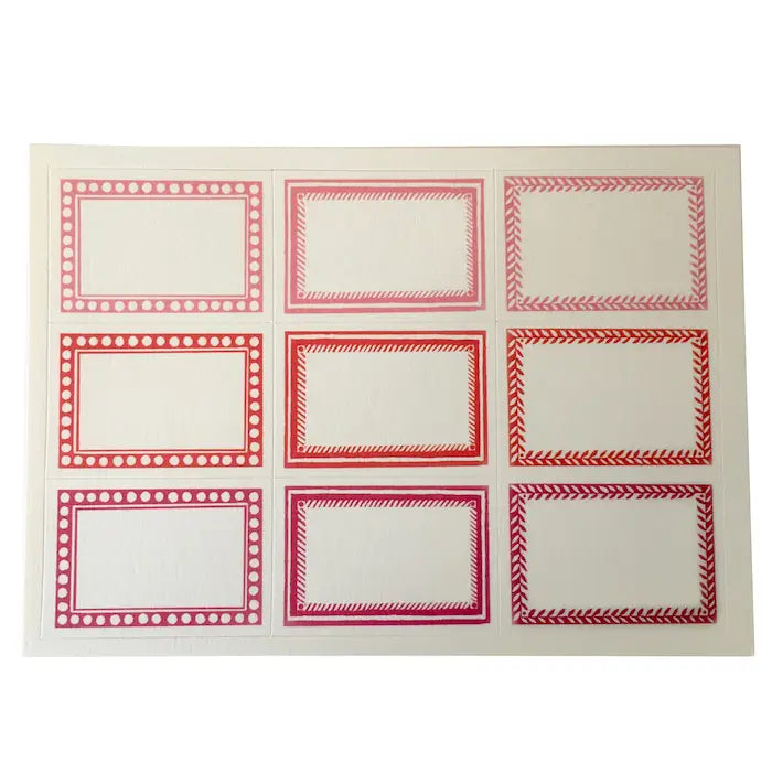 Small Self-Adhesive Labels (Packet of 18)