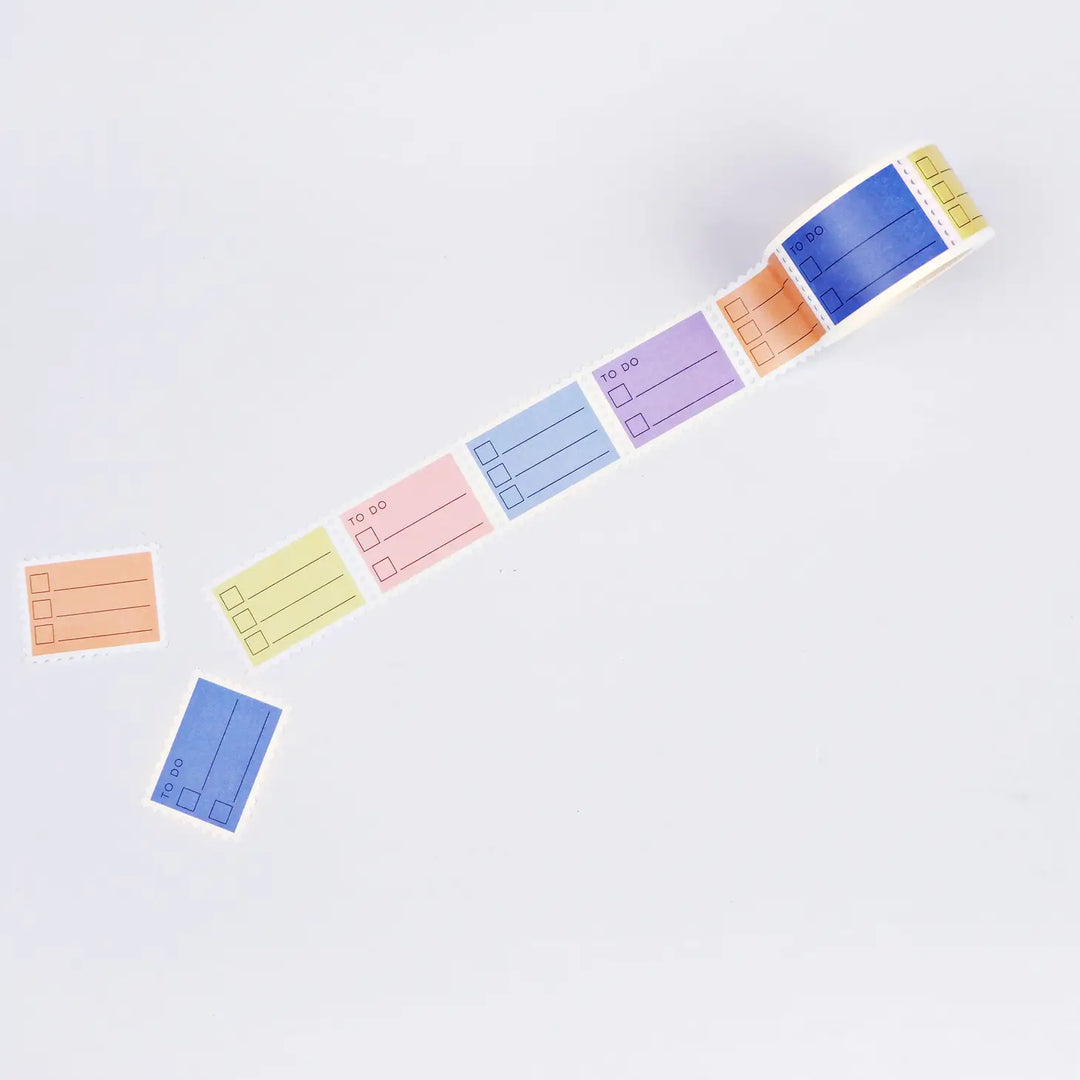 Pastel To Do Stamp Washi Tape