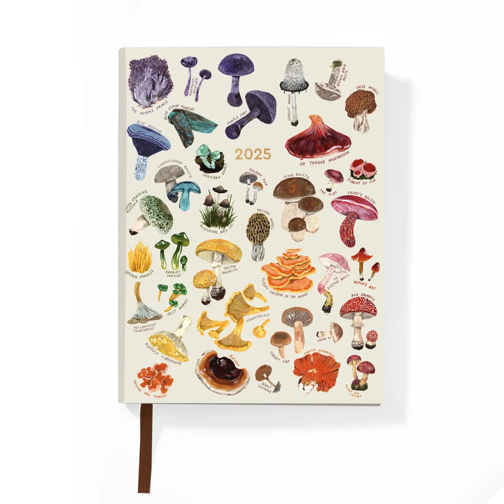 2025 Mushrooms High Note Weekly Softcover Planner (August 2024-December 2025)