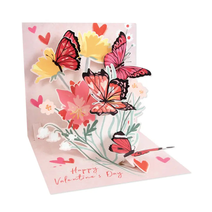 Heart Flutter Treasures Pop-up Card