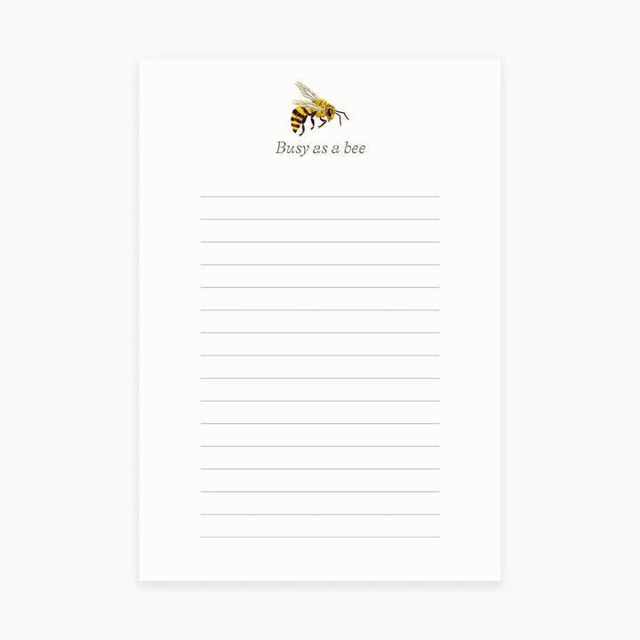 Busy As a Bee Notepad