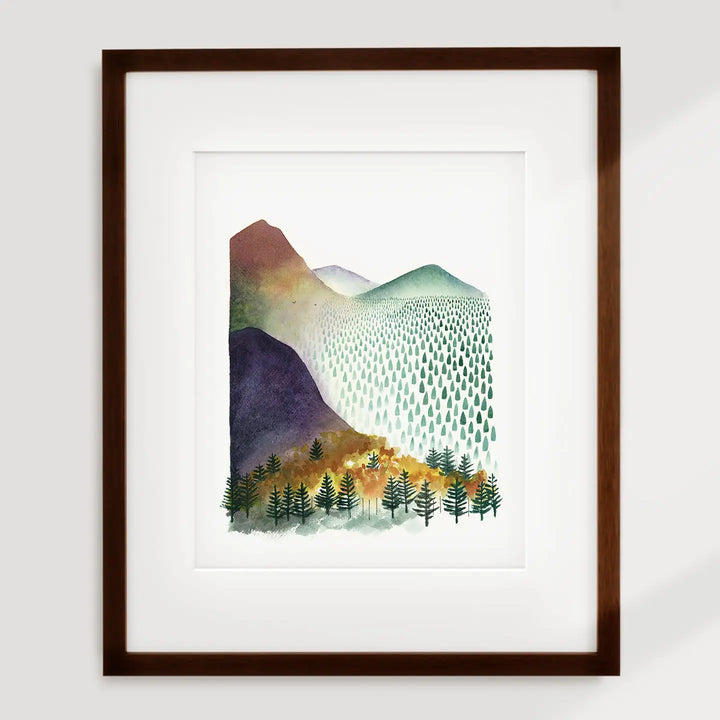 Mountain Morning Art Print