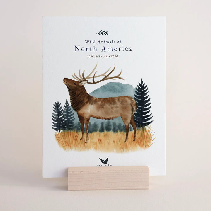 2025 Wild Animals Desk Calendar