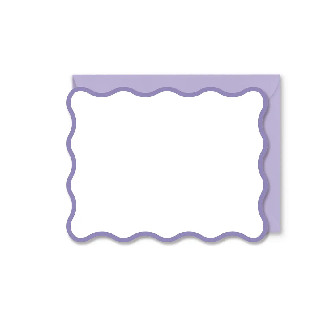 Wavy Lavender Notecards (Set of 8)