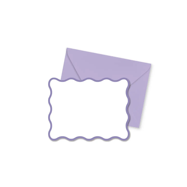 Wavy Lavender Notecards (Set of 8)