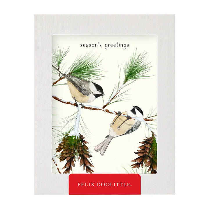 Chickadees Boxed Christmas Cards (Set of 8)