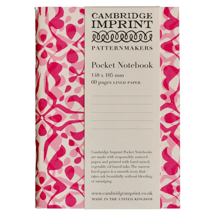 Cambridge Imprint Patternmakers Pocket Notebook