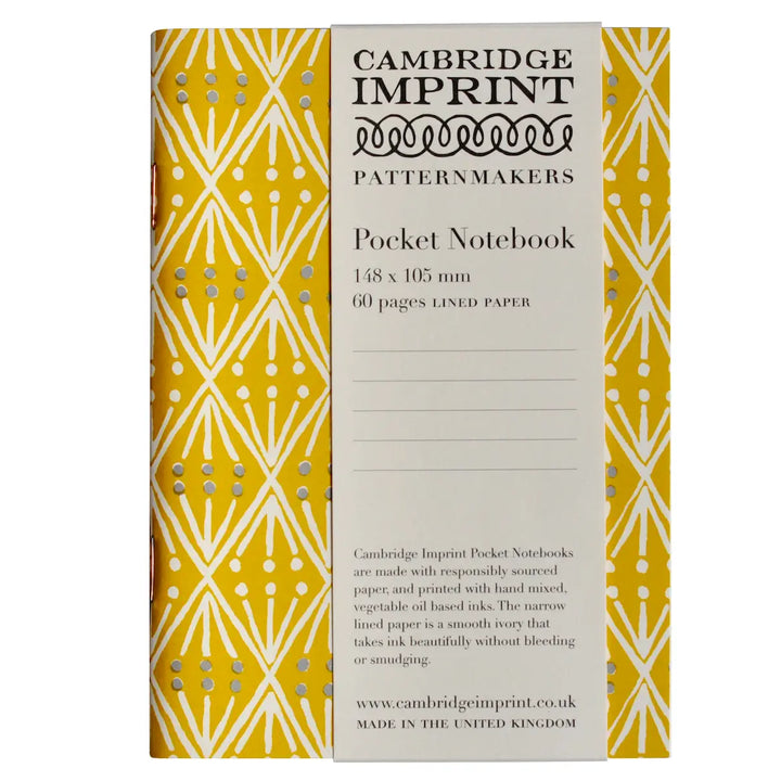 Cambridge Imprint Patternmakers Pocket Notebook