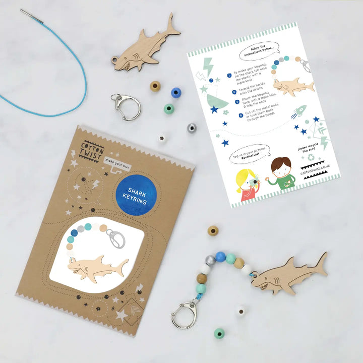 Make Your Own Shark Key Ring Kit