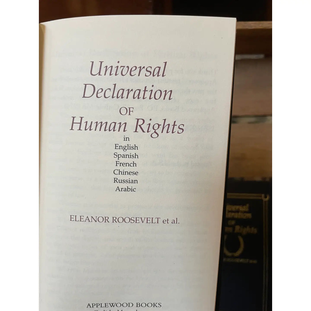 Universal Declaration of Human Rights (Navy)