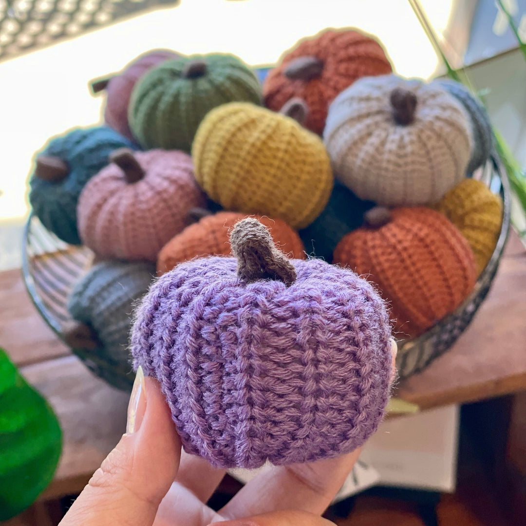 Knit Pumpkins (multiple colors)