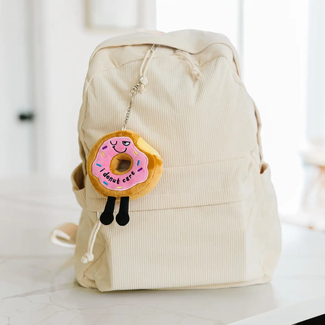 Plush Donut Bag Charm