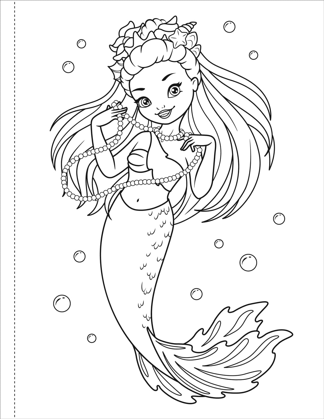 Mermaids Coloring Book