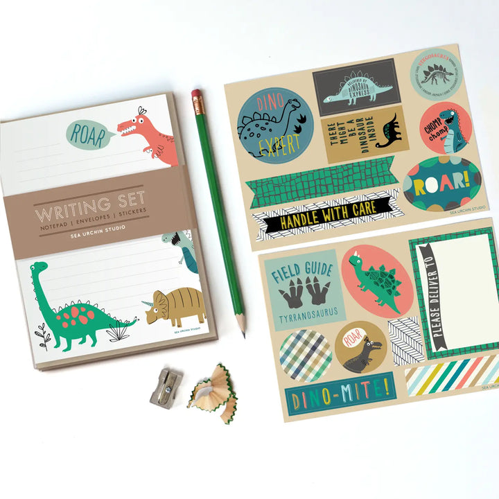 Children's Writing Set: Dinosaur